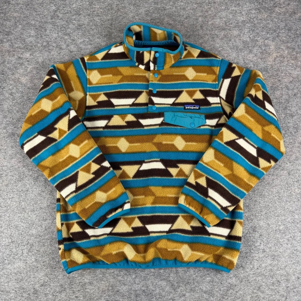 Patagonia Synchilla Lightweight Snap-T Pullover Guatemala Tango 25455 Womens S - Picture 2 of 15
